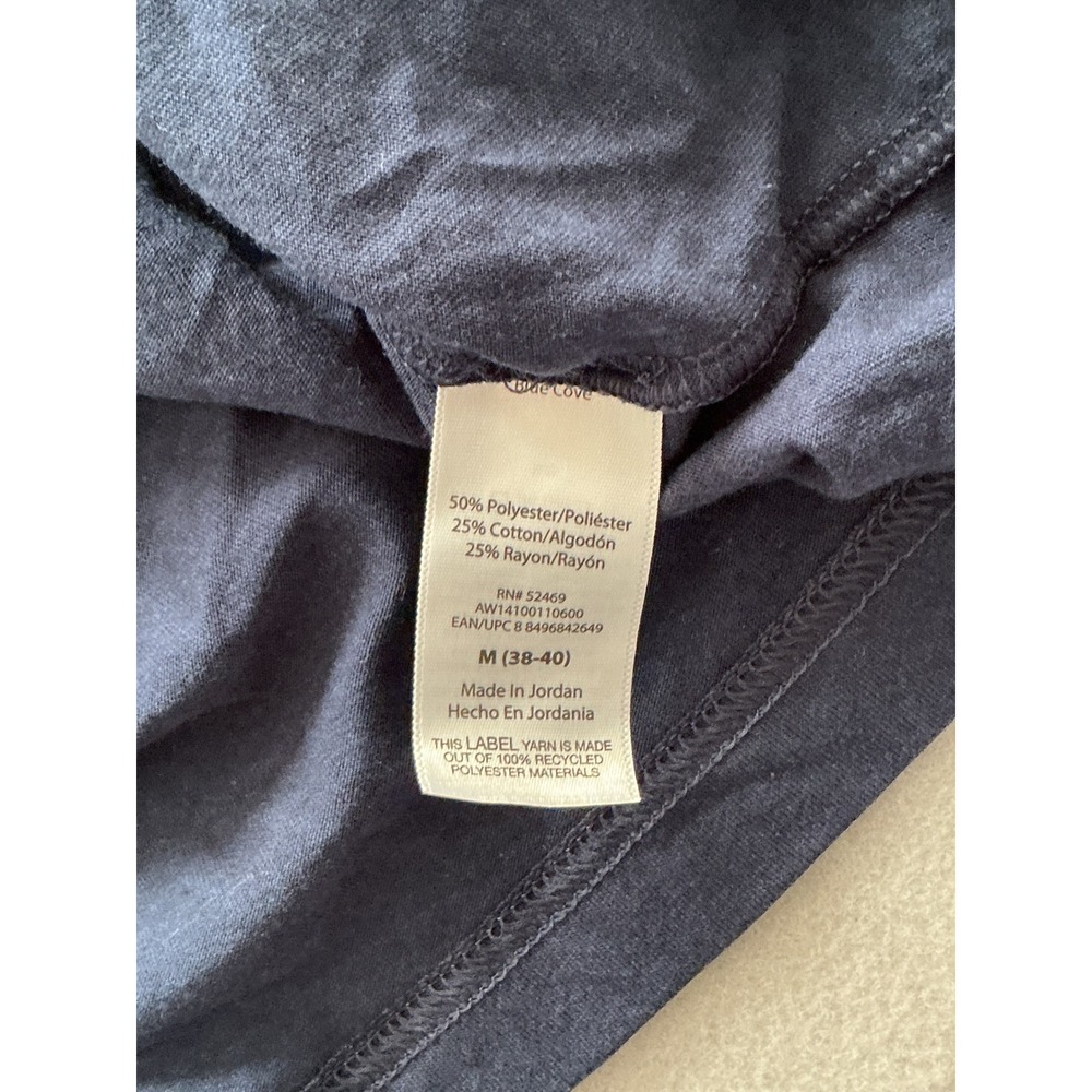 Athletic Works Tank Top Size M Blue Cove Sleeveless Activewear Crew Neck Mens - Picture 4 of 4